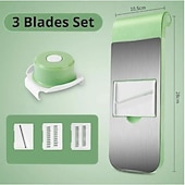 cheap Kitchen Utensils &amp; Gadgets-Multifunctional Vegetable Cutter for Kitchen Use, Potato Slicer, Shredder and Grater, Home Vegetable Slicing, Shredding and Grating Tool for Easy Food Preparation