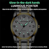 levne Quartz hodinky-Dámské Muži děti Křemenný Luxus Velký ciferník Módní Obchodní Svítící Kalendář VODĚODOLNÝ Pásek z nerezové oceli Hodinky