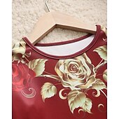 halpa 3D-kukkamekko-Tyttöjen 3D Kukka Mekko Pitkähihainen Kesä Kevät Loma Päivittäin Pyhäpäivä Prinsessa Kaunis Makea Lapset 4-12 vuotta Rento mekko A linjainen mekko Polvipituinen Normaali