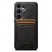 abordables Carcasas Samsung-teléfono Funda Para Samsung galaxia S25 Más S25 Ultra S24 Ultra S24 Plus S24 S23 S23 Ultra S23 Plus Funda Trasera Magnética Soporte de carga inalámbrica Caballete Retro TPU Cuero de PU