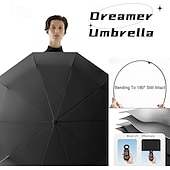 cheap Umbrellas-Folding Sun Umbrella For Both Rain And Sunshine Extra Large Windproof Three-Fold Canopy Thickened UV Protection Travel Parasol with Ring Buckle for Outdoor Use