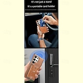 cheap Samsung Cases-Phone Case For Samsung Galaxy S25 S25 Plus S25 Ultra S24 S24 Ultra Plus S23 Ultra Plus Back Cover with Stand Holder Card Slot Shockproof Retro TPU PU Leather