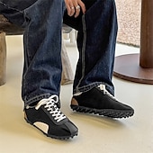 billiga Herrsneakers-Herr retro gula och bruna sneakers med ventilerande ovandel och halkfri sula, sportinspirerade vardagsskor för pendling, resor och vardagsbruk