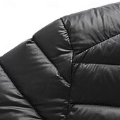 abordables Chaquetas acolchadas-Hombre Chaqueta acolchada Chaqueta de Invierno Al aire libre Térmico Templado Trajes de senderismo Ropa de senderismo Invierno Camiseta Camping / Senderismo / Espeleología Viaje Negro Borgoña Azul