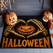 abordables Chambre d&#039;Halloween-Rectangulaire 2mm Paillassons Fait à la Machine Polyester Antidérapant Moderne Halloween