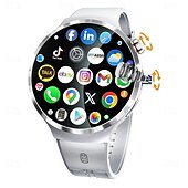 abordables Montres connectées-S13 Montre intelligente 1.98 pouce Smartwatch Montre Connectée Wi-Fi Bluetooth 4G Minuterie Rappel d&#039;appel Moniteur de Fréquence Cardiaque Rappel sédentaire Trouver mon Appareil Compatible avec