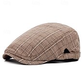 economico Cappelli-berretto a quadri alla moda da uomo e da donna - ripiegabile, lavabile a mano, autunnale &amp;berretto alla moda primaverile, berretto alla moda autunnale con motivo a quadri, berretto ripiegabile