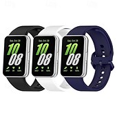 olcso Samsung óraszíjak-3 csomag Óraszíj mert Samsung Galaxy Galaxy Fit 3 Szilikon Csere Szíj Bájos Sportszíj Modern csat Karszalag