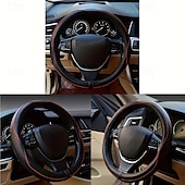 cheap Steering Wheel Covers-15in Steering Wheel Cover - Non-Slip Grip Soft PU Leather Steering Wheel Case with Anti-Slip design Compatible with Most Cars Trucks SUVs - Durable &amp; Easy-Clean Dashboard Protector for Drivers &amp; pa