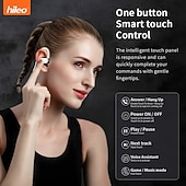 abordables Auriculares TWS-Hi77 TWS True auriculares inalámbricos Auriculares de Gancho Bluetooth5.0 Impermeable Estéreo DE ALTA FIDELIDAD para Apple Samsung Huawei Xiaomi MI Entrenamiento de gimnasio Esquí Camping / Senderismo