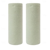 economico Utensili e gadget da cucina-2 rotoli / 40 pezzi di salviette detergenti in microfibra riutilizzabili, strofinacci da cucina multiuso, strofinacci intrecciati, panni per la pulizia della casa ecologici per soggiorno, camera da