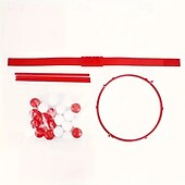 cheap Outdoor Activity-2Pcs Headband Basketball Party Game Suitable for Parent-child Game Carnival Game Adjustable Net Headband Two-person Game Active Atmosphere Props Indoor and Outdoor Games
