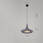 billige Pendellys-Moderne hengende lys metalllysekrone, kreativ personlighet pendellampe lampeskjerm, soverom stue dekorasjonsbelysning