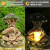 halpa Maisemavalot-ulkokäyttöön tarkoitetut aurinkoenergialla toimivat pihavalot hartsiveistokset vanhuksille käsityöt parvekkeille ulkopuutarhoihin ja pihavalaisimet 1 kpl