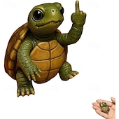 cheap Statues-Funny Middle Finger Animal Resin Statue 8*6*6cm, Novelty Garden Figurine for Desk, Tabletop, Yard or Shelf Decoration