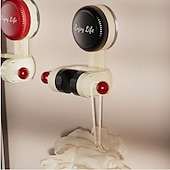 billige Baderomsgadgeter-3 stk. justerbar sugekoppdusjholder, borefritt roterbart dusjhodefeste, avtakbart veggmontert dusjstativ for badet &amp;barn