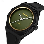 abordables Montres à quartz-Montre quartz SKMEI pour femmes hommes et enfants grand cadran montre-bracelet décontractée lumineuse étanche en silicone