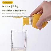お買い得  キッチン用品＆小物-2個のレモン絞り器、手動シトラスジューサー、レモンとオレンジ用、頑丈なハンドプレスジュース抽出器、キッチンツール、使いやすいフルーツジュースガジェット