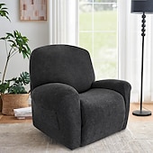 economico Poltrone reclinabili e poltrone wingback-Copripoltrona reclinabile in tessuto cationico, copripoltrona reclinabile elasticizzato in jacquard, copripoltrona reclinabile per soggiorno, protezione morbida per poltrona reclinabile con tasca