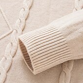 preiswerte Herrenpullover-Herren Pullover Pullover mit Viertelreißverschluss Strickpullover Zopfmuster Stricken Normale Oberteile Gestrickt Einfach Viertelreißverschluss Mode Lässig Urlaub Alltagskleidung Bekleidung Herbst