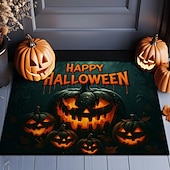 abordables Habitación de Halloween-Rectangular 2 mm Felpudos Máquina Poliéster Antideslizante Moderno Víspera de Todos los Santos