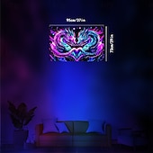 levne Tapiserie Blacklight-Blacklight gobelín uv reaktivní záře ve tmě záře párty strašidelné květiny trippy mlhavá příroda krajina závěsný gobelín nástěnné umění malba do obývacího pokoje ložnice