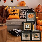 halpa Halloween-1 kpl halloween-juhlailmapallokoristeita, staattisia tarroja, staattisia tarroja juhlatunnelmaan ja ikimuistoiseen valokuvaukseen