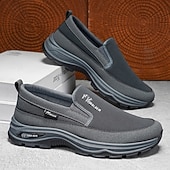 Недорогие Туфли-слипоны для повседневной носки-мужские кроссовки с мягкой подошвой, легкие повседневные мокасины для путешествий, работы и повседневного комфорта