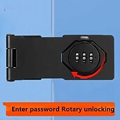 Недорогие Улучшение положения семей-Противоугонные замки для шкафов с паролем, дверные замки для шкафов, ящиков, обувных шкафов, раздвижных двустворчатых шкафов, надежные кодовые замки для безопасности дома