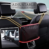 olcso Járműszolgáltatás-autós hálózseb kézitáska tartó autósülés tárolórendszerező hálós táska hátsó ülés összecsukható tasak kartámasz konzol akasztható tároló a legszükségesebb dolgokhoz