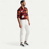 levne Boty pro muže-Pánské bílé tenisky se vzorem lebky a pavučiny pro gothic módu, rockové koncerty a streetwear looky