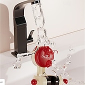 billige Baderomsgadgeter-3 stk. justerbar sugekoppdusjholder, borefritt roterbart dusjhodefeste, avtakbart veggmontert dusjstativ for badet &amp;barn