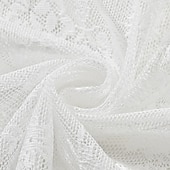 tanie Zasłony i kotary-krótka, koronkowa zasłona do kawiarni, półprzezroczysty panel zaciemniający, półprzezroczysta zasłona zapewniająca prywatność w łazience, salonie lub w kawiarni