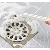 cheap Cleaning Supplies-Multifunctional Floor Seam Brush Bathroom Kitchen Crevice Cleaning Tool with Stiff Bristles for Tile Gaps Window Tracks Grout Corners and Narrow Hard-to-Reach Areas