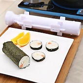 olcso Konyhai eszközök és kütyük-sushi forma háromrészes rizstekercs készítő konyhai eszköz hínár sushi rizsgolyók és kimbap készítéséhez, könnyen használható otthoni főzéshez