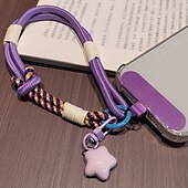 cheap Phone Lanyards &amp; Wrist Straps-Phone Case For Lanyards Universal with Lanyard with Wrist Strap Color Gradient Geometric Pattern Polyester