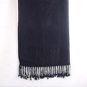 billiga Sjalar-Damhalsduk i paisleymönstrad jacquardmönster i akryl – varm, trendig lång franssjal med etnisk stil för hösten &amp;vinter