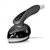 お買い得  家庭用器具-ハンドヘルド衣類スチーマーポータブルアイロンマシン、25秒の高速加熱と90度回転可能なデザイン、コンパクトで軽量、自宅旅行キャラバン寮旅行に最適