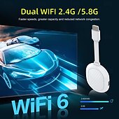 baratos Boxes de TV-Fábrica diretamente Android 14 Allwinner H313 TV Stick Mortal Q2S Dongle Suporte YouTube Google WiFi6 BT5.0 8K Controle Remoto de Voz TV Box