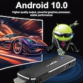 cheap TV Boxes-Mortal Android 14 TV Stick Full HD 4K 1080P WiFi 6 Google Voice NETFLIX Youtube Q8 BT5 24Fps Wireless Video Decode Media Player