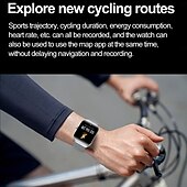 Χαμηλού Κόστους Smartwatch-HK80 Εξυπνο ρολόι 1.95 inch Έξυπνο ρολόι Bluetooth Χρονόμετρο Υπενθύμιση Κλήσης Συσκευή Παρακολούθησης Καρδιακού Παλμού καθιστική υπενθύμιση Βρες τη Συσκευή Μου Συμβατό με Android iOS IP68 Γυναικεία