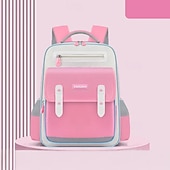billiga Barn- och tonårryggsäckar-Barn Pojkar Flickor ryggsäck Skolväska Funktionell ryggsäck Skolryggsäck bokväska Skola Polyester Justerbara Stor kapacitet Vattentät Dragkedja Rodnande Rosa Blå Purpur