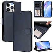 economico Cover per iPhone-telefono Custodia Per iPhone 16 Pro Max Plus iPhone 16 iPhone 16 Plus iPhone 16 Pro iPhone 15 iPhone 15 14 Pro Max Plus Custodia Portafoglio con Supporto Protezione Completa Con Cinturino da Polso