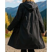 cheap Outdoor Jackets-Women&#039;s Windbreaker Hiking Jacket rain coat Outdoor Waterproof Windproof Hiking Outfits Hiking Clothes Spring Autumn / Fall Top Camping / Hiking / Caving Running Solid Color Black Army Green Red