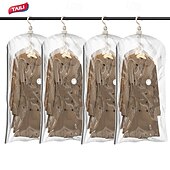 Χαμηλού Κόστους Τσάντες Αποθήκευσης-Κρεμαστές σακούλες στεγανοποίησης κενού αέρος taili, τσάντα εξοικονόμησης χώρου για ρούχα, κοστούμια και σακάκια, οργανωτές ντουλαπιών, ταξίδια, χειροκίνητες ή ηλεκτρικές (χωρίς αντλία αέρα)