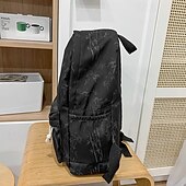 preiswerte College-Rucksäcke-Ästhetischer Canvas-Rucksack für Damen mit Bambus-Print – leichte Schultasche für Teenager und Studentinnen