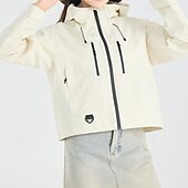 abordables Chaquetas impermeables-Mujer Cortavientos Chaqueta Chaqueta para senderismo Chaqueta rígida Al aire libre Impermeable Resistente al Viento Trajes de senderismo Ropa de senderismo Primavera Otoño Camiseta Camping