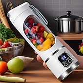abordables appareils électroménagers-Extracteur de jus à glace pilée rechargeable par USB, portable, pour l&#039;extérieur, avec tasse et 12 couteaux
