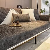 cheap Sofa Cover-Waterproof Antimicrobial Simple Chenille Fabric Anti-scratch Couch Cover