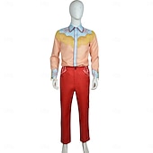 ieftine Costume pentru bărbați-Înapoi în viitor (1985) Marty McFly Bluză / Cămașă Pantaloni Costum de carnaval Costum Cosplay Film Cosplay for Bărbați Adulți Halloween Mascaradă Performanță Petrecere Comic Con
